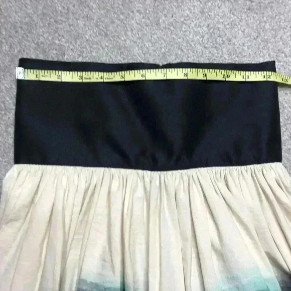 Made By Leon Full Skirt Hand Painted Artsy - Picture 2 of 8